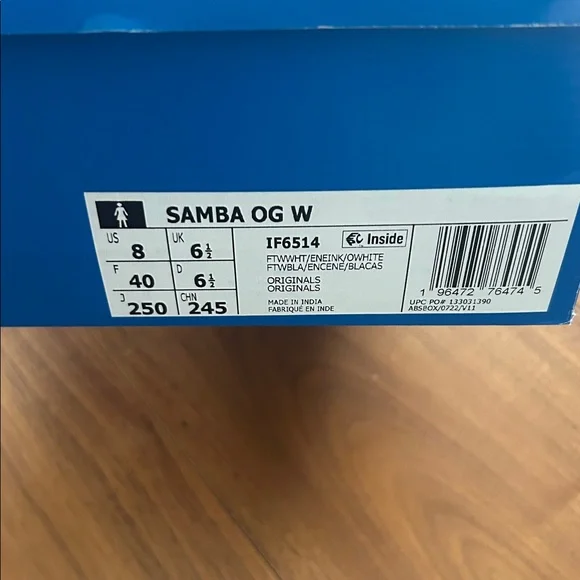 Adidas Samba Blue Ink / white - Picture 4 of 4